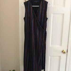 Rachel Roy Rainbow Metallic Dress Sz L